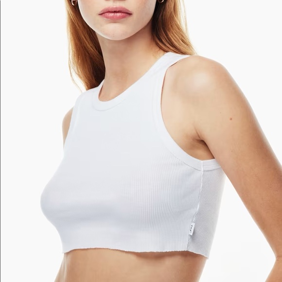 Aritzia TNA Ribbed Cropped Racer Tank - Picture 5 of 8